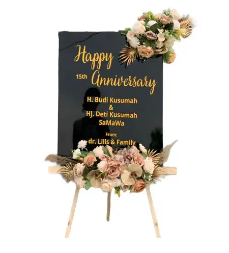 Papan Bunga Akrilik lepo lepo