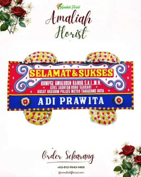 Papan Bunga Ucapan Selamat lepo lepo