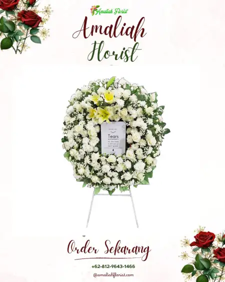 Krans Bunga Duka lepo lepo